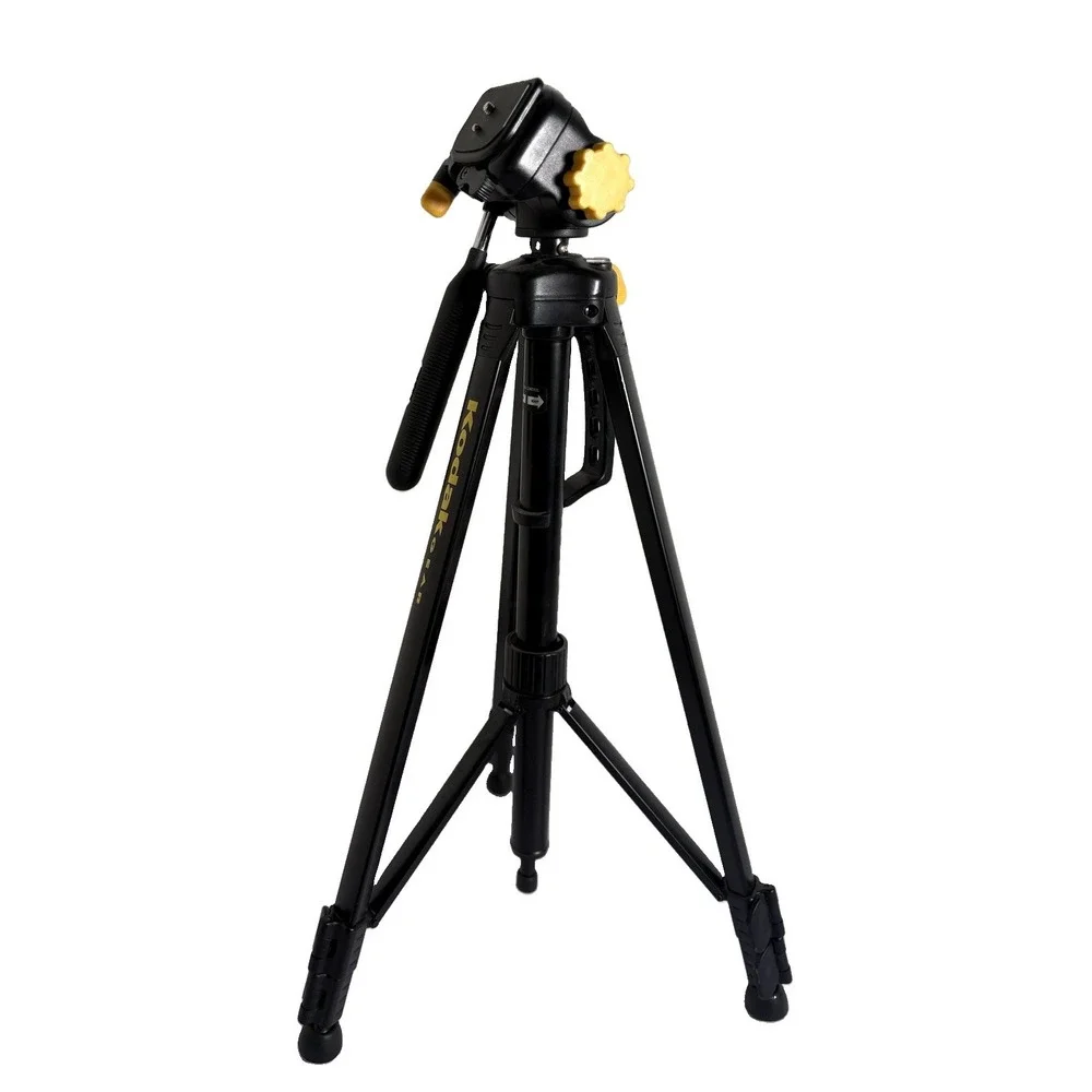 Kodak Gear Video Photo Tripod Stand with Geared Center Column & Pan Handle